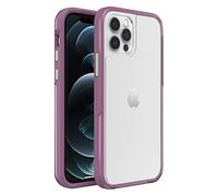 Otterbox Funda para iPhone 12 / iPhone 12 Pro LifeProof SEE, resistente a golpes y caídas hasta 2 Metros, Ultra-Fina, Protectora Transparente, Fabricada de Manera Sostenible, Transparente/Morado