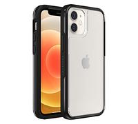 Otterbox Funda para iPhone 12 mini LifeProof SEE, resistente a golpes y caídas hasta 2 Metros, Ultra-Fina, Protectora Transparente, Fabricada de Manera Sostenible, Transparente/Negro