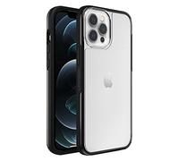 Otterbox Funda para iPhone 12 Pro Max LifeProof SEE, resistente a golpes y caídas hasta 2 Metros, Ultra-Fina, Protectora Transparente, Fabricada de Manera Sostenible, Transparente/Negro