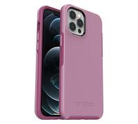 Otterbox Funda para iPhone 12 Pro MAX Symmetry,Resistente a Golpes y caídas,Funda Protectora Fina,Testada 3X con estándares Militares anticaídas,Antimicrobiana, Rosa