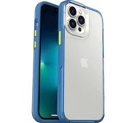 Otterbox Funda para iPhone 13 Pro Max/iPhone 12 Pro Max LifeProof SEE,resistente a golpes y caídas hasta 2 Metros, Ultra-Fina,Protectora Transparente, Fabricada de Manera Sostenible,Transparente/Azul