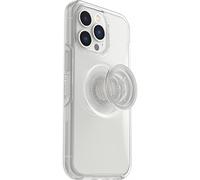 Otterbox Funda para iPhone 13 Pro Otter+Pop, Resistente a Golpes y caídas,Protectora con PopSockets PopGrip,Testada 3X con los estándares Militares anticaídas, Transparente
