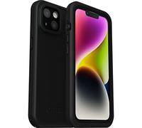 Otterbox Funda para iPhone 14 con MagSafe, Fre, Resistente al Agua (IP68), Golpes, Fina y Elegante con Protector de Pantalla Integrado, Testada 5X con estándares Militares anticaídas, Negro