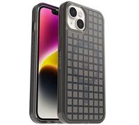 Otterbox Funda para iPhone 14/iPhone 13 Symmetry+ Clear para MagSafe, Resistente a Golpes y caídas, Protectora, Fina,Testada 3X con estándares Militares anticaídas, Antimicrobiana,Window Pane Black
