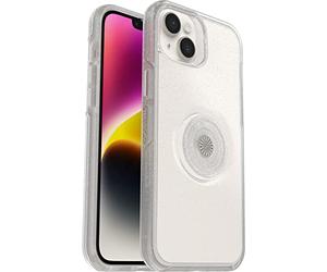 Otterbox Funda para iPhone 14 Plus Otter+Pop, Resistente a Golpes y caídas,Protectora con PopSockets PopGrip,Testada 3X con los estándares Militares anticaídas, Stardust
