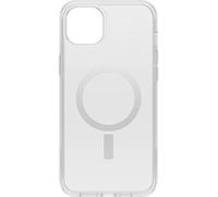 Otterbox Funda para iPhone 14 Plus Symmetry+ Clear para MagSafe, Resistente a Golpes y caídas,Protectora, Fina, Testada 3X con estándares Militares anticaídas, Antimicrobiana, Transparente