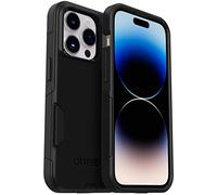 Otterbox Funda para iPhone 14 Pro Commuter, Resistente a Golpes y caídas, Rugerizada, Protectora, Testada 3X estándares Militares anticaídas, Antomicrobiana, Negro, Sin Caja Retail