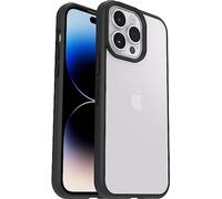 Otterbox Funda para iPhone 14 Pro MAX Sleek,Resistente a Golpes y caídas,Ultra-Fina, Protectora,Testada con los estándares Militares anticaídas, Transparente/Negro, Sin Caja Retail