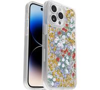 Otterbox Funda para iPhone 14 Pro MAX Symmetry Plus Clear para MagSafe, Resistente a Golpes y caídas, Funda Protectora Fina, Testada 3X con los estándares Militares anticaídas, Flower Fields