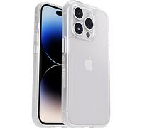 Otterbox Funda para iPhone 14 Pro Sleek,Resistente a Golpes y caídas,Ultra-Fina, Protectora,Testada con los estándares Militares anticaídas, Transparente, Sin Caja Retail