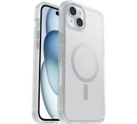 Otterbox Funda para iPhone 15 Plus/iPhone 14 Plus Symmetry Clear para MagSafe, Resistente a Golpes y caídas, Funda Protectora Fina, Testada 3X con los estándares Militares anticaídas, Stardust