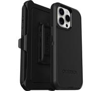 Otterbox Funda para iPhone 15 Pro MAX Defender, Resistente a Golpes y caídas, Ultra-Rugerizada, Protectora, Testada 5X con estándares Militares anticaídas, Negro