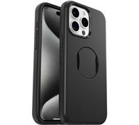 Otterbox Funda para iPhone 15 Pro MAX OtterGrip Symmetry para MagSafe,A Prueba caídas,Funda Protectora,Agarre Incorporado,Cumple 3X el estándar Militar, Negro