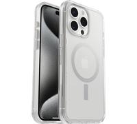 Otterbox Funda para iPhone 15 Pro MAX Symmetry Clear para MagSafe, Resistente a Golpes y caídas, Funda Protectora Fina, Testada 3X con los estándares Militares anticaídas, Transparent,Sin Caja Retail