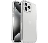 Otterbox Funda para iPhone 15 Pro MAX Symmetry Clear,Resistente a Golpes y caídas,Fina,Testada 3X con los estándares Militares anticaídas, Transparent