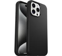 Otterbox Funda para iPhone 15 Pro MAX Symmetry para MagSafe, Resistente a Golpes y caídas, Funda Protectora Fina, Testada 3X con los estándares Militares anticaídas, Negro, Sin Caja Retail