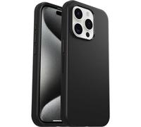 Otterbox Funda para iPhone 15 Pro Symmetry, Resistente a Golpes y caídas, Funda Protectora Fina, Testada 3X con estándares Militares anticaídas, Negro