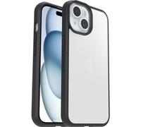 Otterbox Funda para iPhone 15 Sleek,Resistente a Golpes y caídas,Ultra-Fina, Protectora,Testada con los estándares Militares anticaídas, Transparent/Negro, Sin Caja Retail