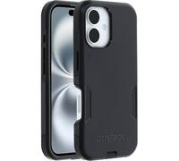 Otterbox Funda para iPhone 16 Commuter Series MagSafe, Resistente a Golpes y caídas, Rugerizada, Protectora, Testada 3X estándares Militares anticaídas, Negro
