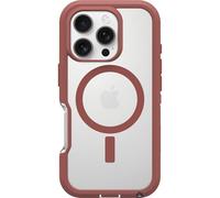 Otterbox Funda para iPhone 16 Pro Defender Series XT MagSafe, Resistente a Golpes y caídas, Ultra-Rugerizada, Testada 7X con estándares Militares anticaídas, Transparent/Marrón
