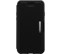 Otterbox Funda para iPhone 7/8/SE 2.ª Gen/SE 3.ª Gen Strada, Resistente a Golpes y caídas,Tapa en Piel,2 Slots para Tarjetas,Testada 3X con los estándares Militares anticaídas, Negro