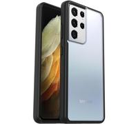 OtterBox Funda para Samsung Galaxy S21+ 5G React Series,Resistente a Golpes y caídas,Ultra-Fina, Protectora,Testada con los estándares Militares anticaídas, Transparente/Negro