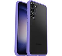 OtterBox Funda para Samsung Galaxy S23 React Series,Resistente a Golpes y caídas,Ultra-Fina, Protectora,Testada con los estándares Militares anticaídas, Transparente/Morado
