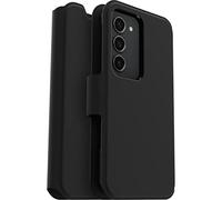 Otterbox Funda para Samsung Galaxy S23 Strada Via, Resistente a Golpes y caídas, Fina, Tacto Suave, Tapa Folio con Slot para Tarjetas, Testada 2X con los estándares Militares anticaídas, Negro