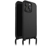 Otterbox Funda React Lanyard con MagSafe para iPhone 15 Pro MAX, Funda Protectora con Cinta para Cuello Ajustable y Desmontable, Testada según los Estándares Militares, Negro, Sin Caja Retail