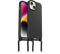 Otterbox Funda React Necklace con MagSafe para iPhone 17e, 16e, 14, Funda Protectora con cordón para Cuello Ajustable y Desmontable, Testada según los Estándares Militares, Negro