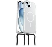 OtterBox React Necklace Funda MagSafe con cuerda para iPhone 15 Plus Transparente