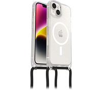 Otterbox Funda React Necklace MagSafe para iPhone 17e/16e/14, Stardust | Funda Protectora con cordón para cuello ajustable y desmontable, Testada según los Estándares Militares, Sin Caja Retail