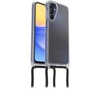 Otterbox Funda React Necklace para Samsung Galaxy A15/A15 5G, Ultra Fina, Funda Protectora con cordón para Cuello Ajustable y Desmontable, Testada según los Estándares Militares, Transparente