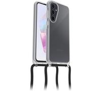 Otterbox Funda React Necklace para Samsung Galaxy A35 5G, Ultra Fina, Funda Protectora con cordón para Cuello Ajustable y Desmontable, Testada según los Estándares Militares, Transparent