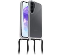Otterbox Funda React Necklace para Samsung Galaxy A55 5G, Funda Protectora con cordón para Cuello Ajustable y Desmontable, Testada según los Estándares Militares, Transparent - Sin Caja Retail