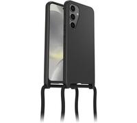 Otterbox Funda React Necklace para Samsung Galaxy S24, Negro | Ultra fina, Funda Protectora con cordón para cuello ajustable y desmontable, Testada según los Estándares Militares