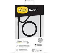 Otterbox Funda React Series con imanes para Samsung Galaxy S26 Ultra Resistente a Golpes y caídas,Ultra-Fina, Protectora,Testada con los estándares Militares anticaídas, Transparente/Negro