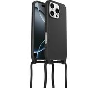 Otterbox Funda React Series Necklace MagSafe para iPhone 16 Pro, Ultra Fina, Funda Protectora con cordón para Cuello Ajustable y Desmontable, Testada según los Estándares Militares, Negro