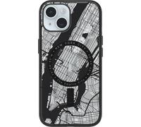 Otterbox Funda Serie Clear Case con MagSafe para iPhone 15 a Prueba de Golpes y caídas, Ultra Fina, Funda Protectora, Testada 3X con los estándares Militares anticaídas, New York