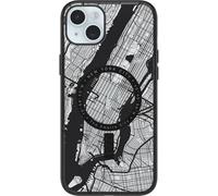 Otterbox Funda Serie Clear Case con MagSafe para iPhone 15 Plus, a Prueba de Golpes y caídas, Ultra Fina, Funda Protectora, Testada 3X con los estándares Militares anticaídas, New York