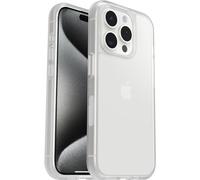 Otterbox Funda Sleek para iPhone 15 Pro, Transparente | Resistente a golpes y caídas, Ultra-fina, Protectora, Testada con los estándares Militares anticaídas, Sin Caja Retail