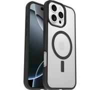 Otterbox Funda Sleek Series MagSafe para iPhone 16 Pro MAX,Resistente a Golpes y caídas,Ultra-Fina, Protectora,Testada con los estándares Militares anticaídas, Transparent/Negro, Sin Caja Retail