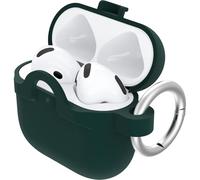 Funda OtterBox Soft Touch para AirPods (4th Gen), Restistente a Caídas y Golpes, Ultra Fina, Protege contra Arañazos y Rasguños, Incluye Mosquetón, Verde