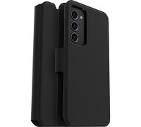 OtterBox Funda Strada Via para Samsung Galaxy S23+ — Fina, resistente a golpes, tarjetero — Negro
