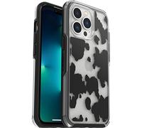 Otterbox, Funda, Symmetry, Resistente a Golpes y caídas, Funda Protectora Fina, Testada 3X con los estándares Militares anticaídas, Cow Print, iPhone 13 Pro