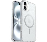 OtterBox Funda Symmetry Series Clear MagSafe para iPhone 16 Plus, Resistente a Golpes y caídas, Funda Protectora Fina, Testada 3X con los estándares Militares anticaídas, Stardust