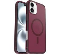 Otterbox Funda Symmetry Series Clear MagSafe para iPhone 16 Plus, Resistente a Golpes y caídas, Funda Protectora Fina, Testada 3X con los estándares Militares anticaídas, Rojo