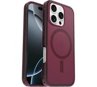 Otterbox Funda Symmetry Series Clear MagSafe para iPhone 16 Pro, Resistente a Golpes y caídas, Funda Protectora Fina, Testada 3X con los estándares Militares anticaídas, Rojo