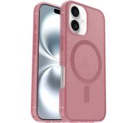 Otterbox Funda Symmetry Series Clear MagSafe para iPhone 16, Resistente a Golpes y caídas, Funda Protectora Fina, Testada 3X con los estándares Militares anticaídas, Transparent/Rosa