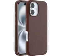 Otterbox Funda Symmetry Series MagSafe para iPhone 16, a Prueba de Golpes, a Prueba de caídas, Funda Fina Protectora, Testada 3X con estándares Militares anticaídas, Marrón